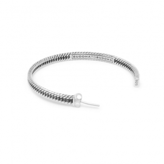 Buddha to Buddha chain hoop Earrings 445 one - 61543