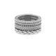 Buddha to Buddha Ring zilver 615 triple mini maat 19 - 61546