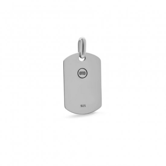 Buddha to buddha Ring Chain army tag pendant - 61555