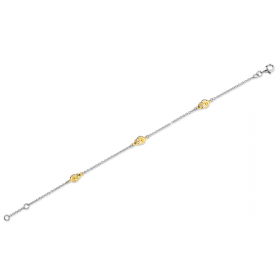 moments armband zilver verguld 25345AY - 61596
