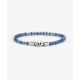 Pig &  Hen Brontide blue jasper/silver M 18cm - 61705