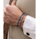 Pig &  Hen Brontide blue jasper/silver M 18cm - 61705