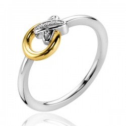 zinzi ring zilver verguld maat 54 - 61775