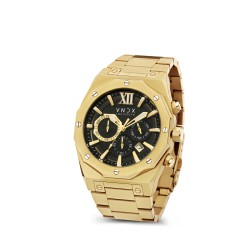 Heren Horloge VNDX Wise Man Steel gold - 61804