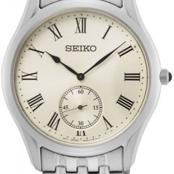 Seiko heren staal /wit 50m wd  SRK047P1 - 62031