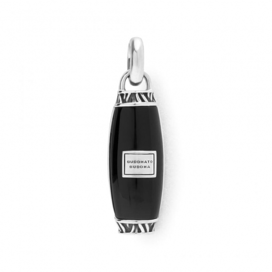 Buddha to Buddha katja black onyx Pendant silver oxy plated - 62316