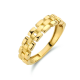 14 krt gouden schakel ring maat 17 1/4 - 62366