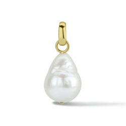 14 karaats Gouden Hanger Met barok zoetwater parel - 62360