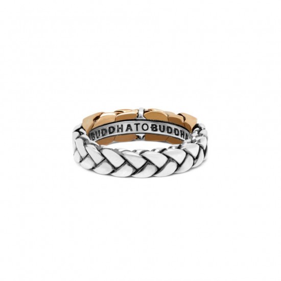 Buddha to buddha Ring limited george small maat 18 brons / zilver - 62529