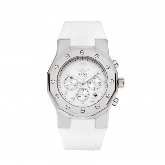 VNDX Horloge Ibiza Rebel zilver wit LS12810-02 - 62821