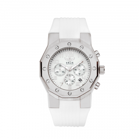 VNDX Horloge Ibiza Rebel zilver wit LS12810-02 - 62821