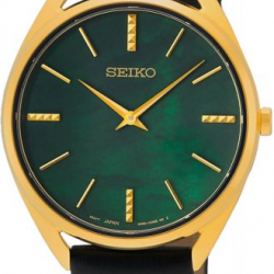 Seiko dames horloge double, grn plaat. - 62964