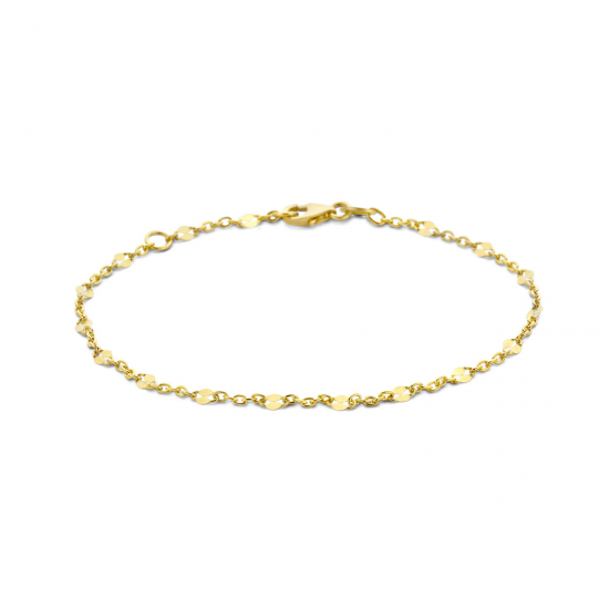 14 krt gouden armband 19cm - 63245