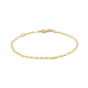 14 krt gouden armband 19cm - 63245