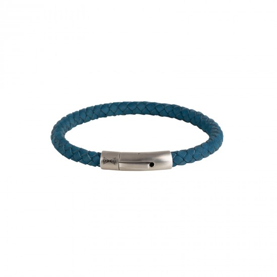 Aze armband Iron single string navy blue 24cm - 63281