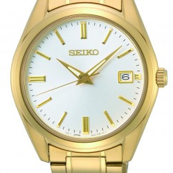 Seiko heren staal 100m wd - 63357