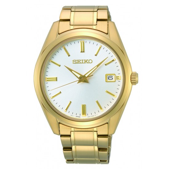 Seiko heren staal 100m wd - 63357