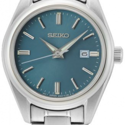 Seiko dames staal blw wijzerplaat 100m wr - 63359