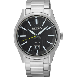 Seiko heren stalen horloge 100m wd SUR535P1 - 63360