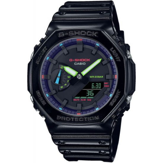 Casio G-Shock GA-2100RGB-1AER virtual rainbow - 63448