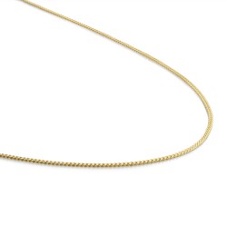 Sparkling jewels collier / Curb chain gold plated 45cm SN-CBG-045 - 63490