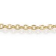 Sparkling jewels collier / Anchor gold plated silver 45cm - 63492