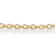 Sparkling jewels collier / Anchor chain gold plated 50cm - 63493
