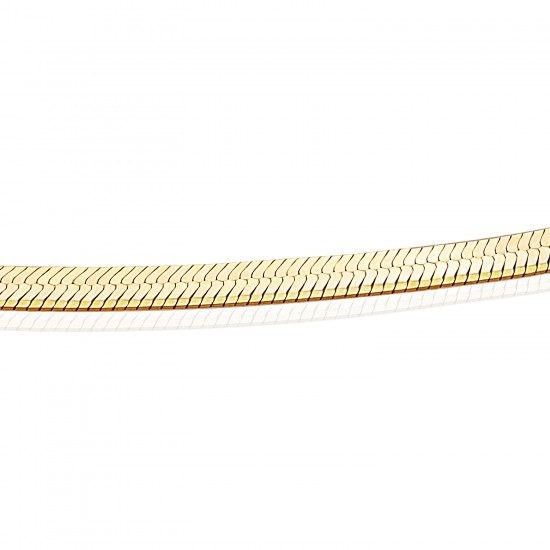Sparkling jewels Herringbone chain gold plated 50cm - 63655