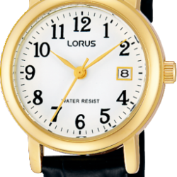 Lorus horloge dames double leren band - 63755