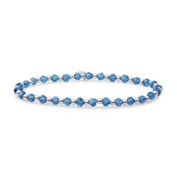 Sparkling  bracelet topaz quartz universe 3mm - 63790