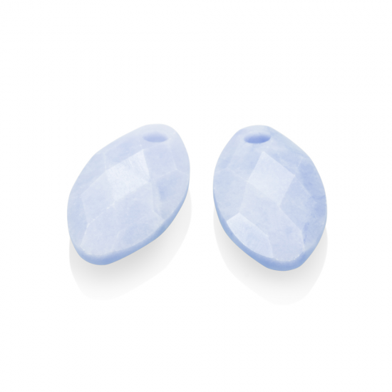 Sparling Earstones leaf blue aventurine EAGEM39-FCLF-S - 63794