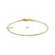 14 karaats gouden armband fantasie 19 cm - 63917
