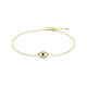 14 karaats gouden armband fantasie 18 cm - 63920