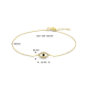 14 karaats gouden armband fantasie 18 cm - 63920