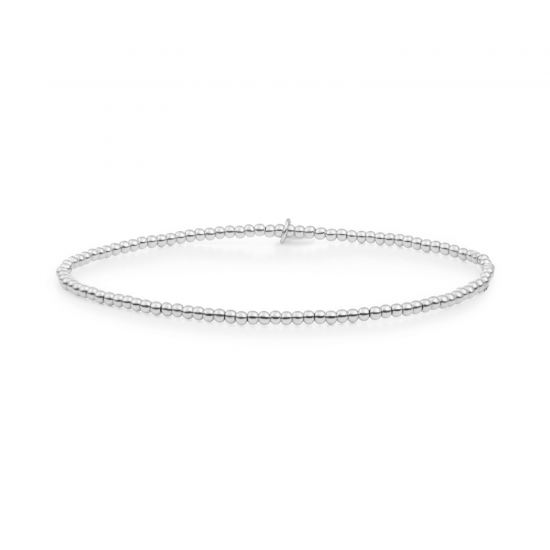 Sparkling jewels bracelet silver satun small 2mm SB-S-2MM-ADD - 63931