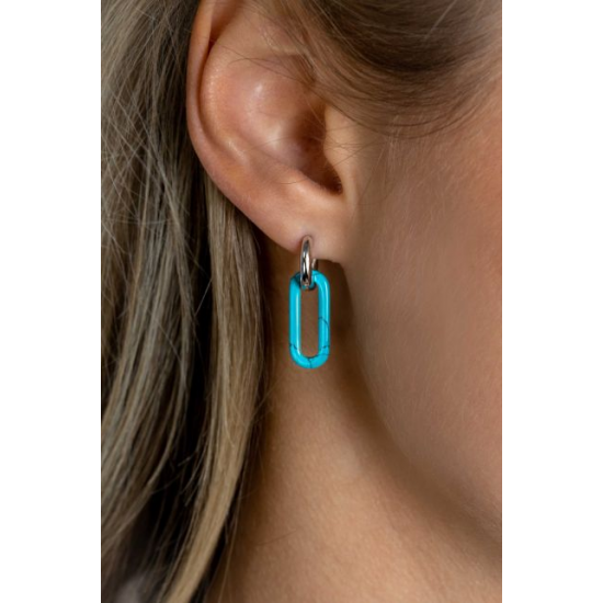 Zinzi natuursteen oor aanhangers ZICH2455t - 63936