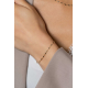 Zinzi armband geel goud verguld gedraaide schakel. ZIA2414G - 64004