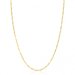Zinzi collier gedraaid verguld 45cm ZIC2414G - 64005