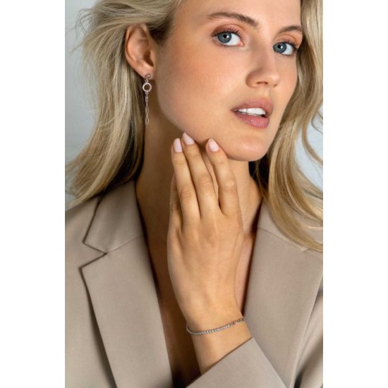 Zinzi armband half schkels half bezet zirconia&#39;s ZIA2460 - 64012