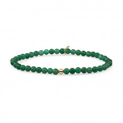 Sparkling jewels armband green onyx saturn small 4mm - 64069