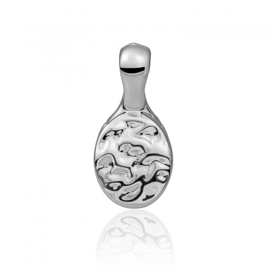 Sparkling jewels silver hanger / polished / crystal - 64093