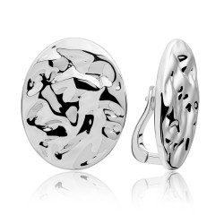 Sparkling jewels oorbel / silver / fuse - 64097