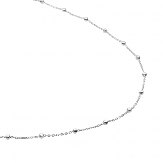 Sparkling jewels / small ball chain silver 50cm - 64104