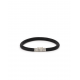 Ellen leather bracelet black 149BL E - 64137
