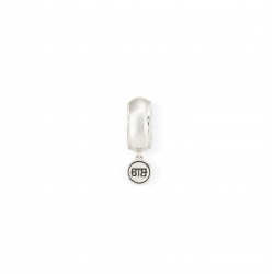 Batul earhoop silver Buddha to Buddha 427 one / PER STUK - 64160