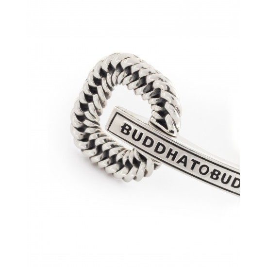 Chain logo earhanger single peace 444 Buddha to Buddha - 64164