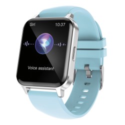 Smarty smartwatch vierkant licht Blauw SW064B - 64186