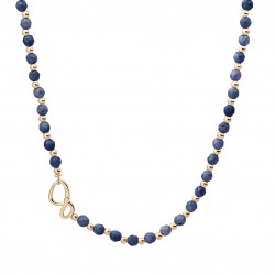Sparkling jewels necklace / sodalite / 45cm - 64223