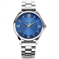 Zinzi dames horloge Classy mini30mm blouwe plaat - 64520
