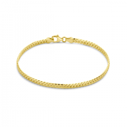 14 krt gouden armband 18cm - 64531